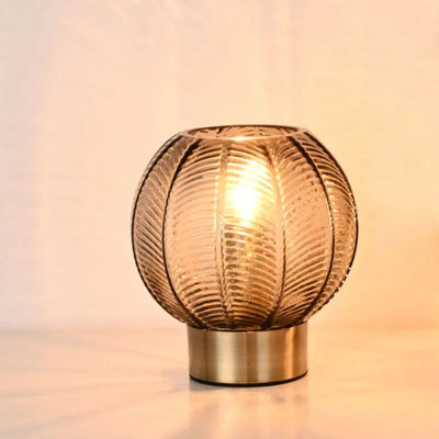 Bedside Table, Bedroom, Living Room Decoration, Small Light, Glass