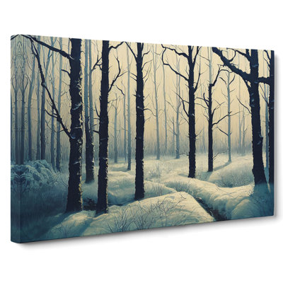 Winter Forest Painting Vol.1 - Wrapped Canvas