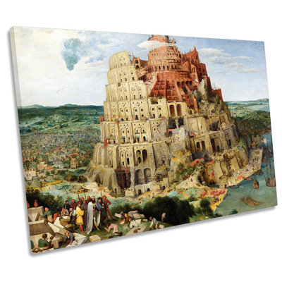 Pieter Bruegel Tower Of Babel - Wrapped Canvas Print
