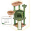 Gilpin 42'' H Cat Tree-901256412