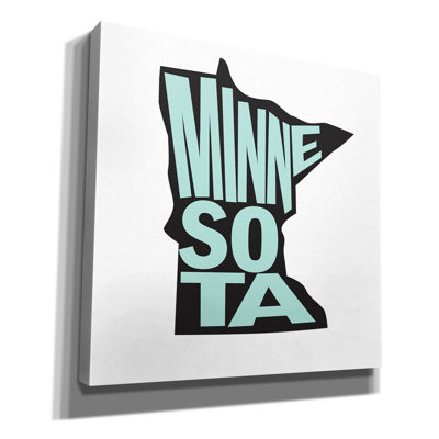 «Minnesota 2» par Art Licensing Studio, art mural sur toile, 37 po x 37 po