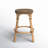 Alastair 24" Rattan Counter Stool - Khaki Brown-1379374571
