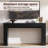 63-inch Farmhouse Wooden Console Table - Rectangular Sofa Table Behind Couch, Entryway Table For Foyer, Hallway, Living Room-1004454453