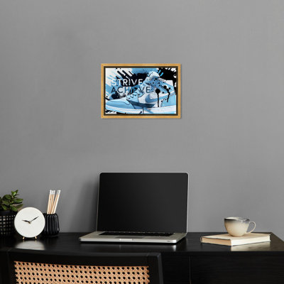Strive Sneaker Canvas Sneaker Art Prints by Notoriart