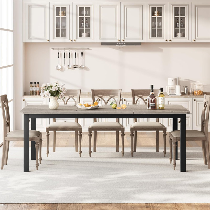 Dining Table, Gray, Gray, Gray, Gray