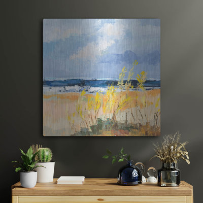 Latitude Run® 'Seaside 1' by Silvia Vassileva Metal Wall Art