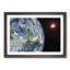 Earths View of the Sun and Moon - Picture Frame Graphic Art Print-55732614-55732618