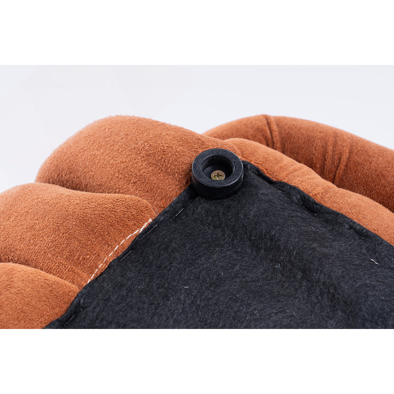 Repose-pieds en tissu Chenille