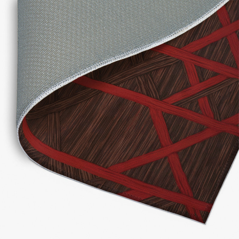 Tapis noir intérieur et extérieur Trellis, Rectangulaire 8 pi x 10 pi