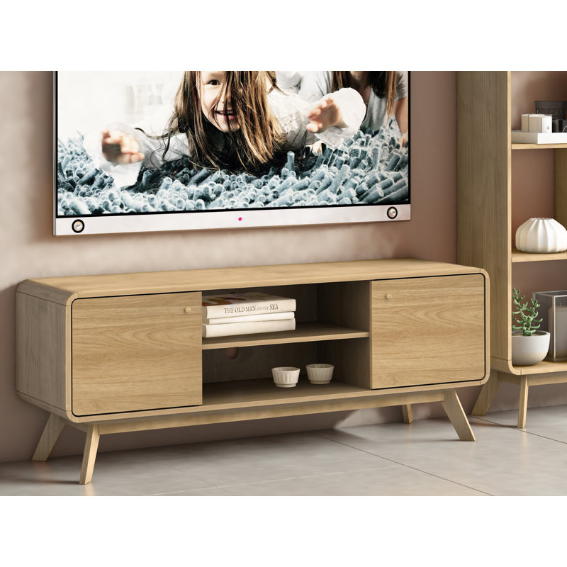 Justine TV Stand for TVs up to 60", Oak