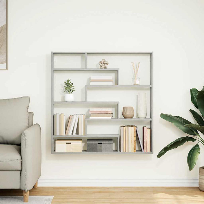 19-9 Cube Shelf, Grey/Sonoma