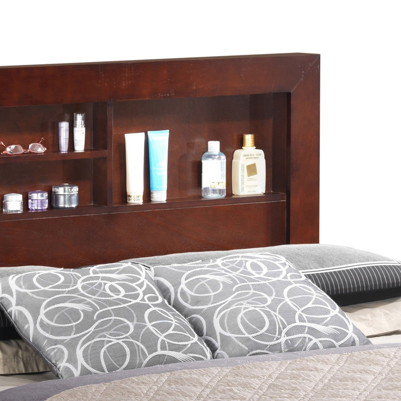 Lisbon Bookcase Bed, King, Cherry