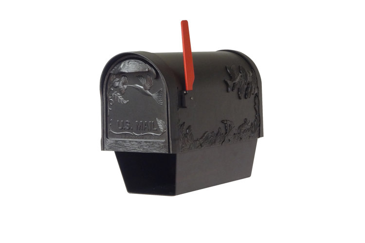 Hummingbird Post Mounted Mailbox