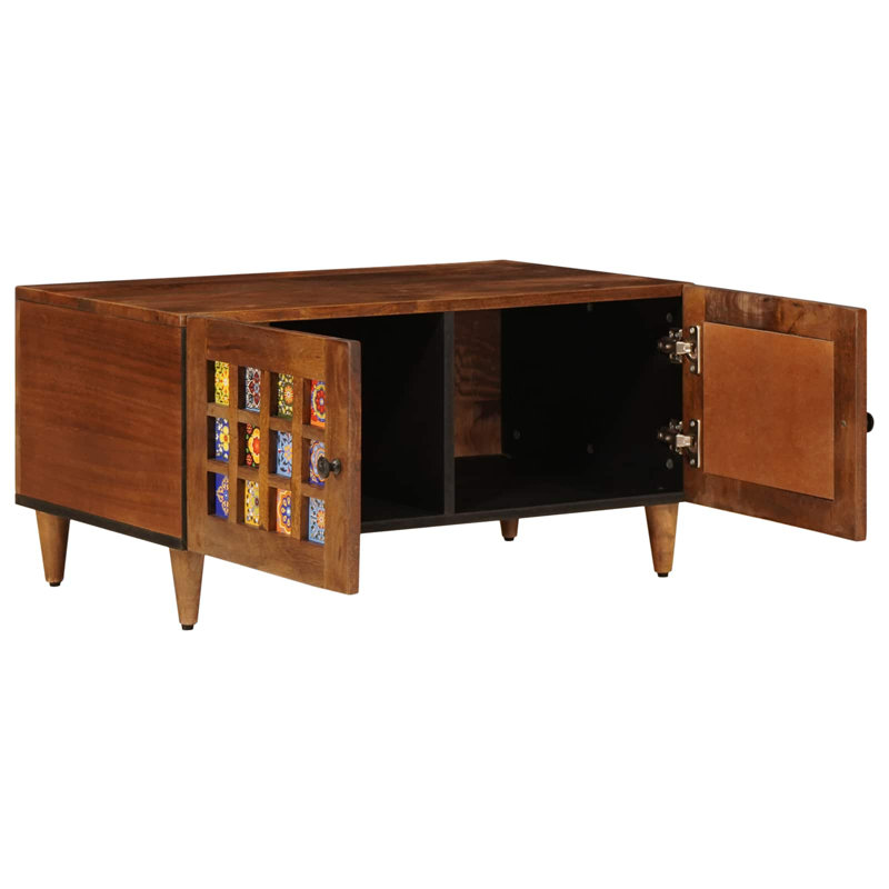 Solid Wood Coffee Table with Storage