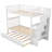 Bunk Bed with Trundle and Storage,Twin over Twin,66.90"H*81.40"W*91.00"L-653839204