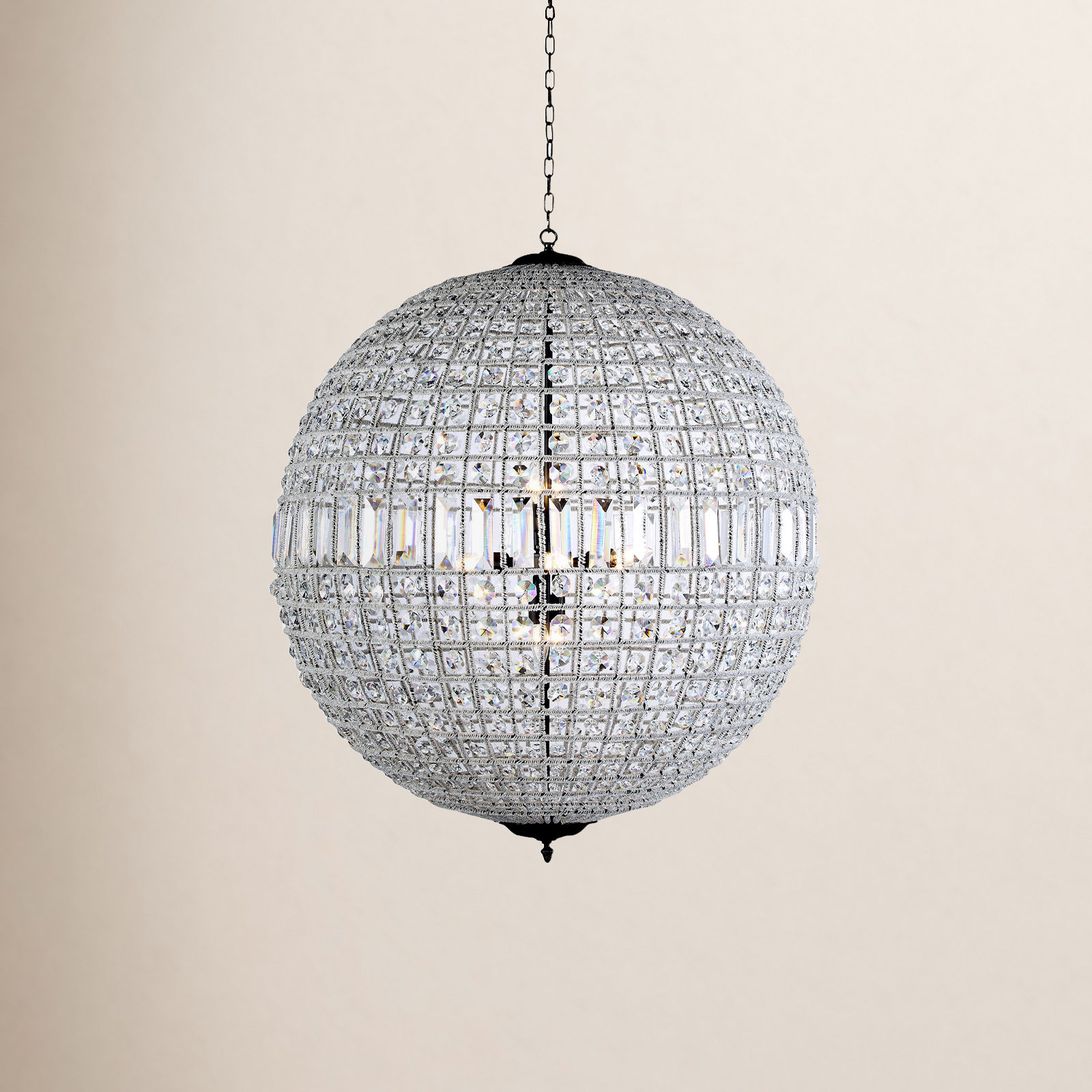 Rola 8-Light Chandelier, Dark Bronze