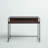 Austrinus Steel Writing Desk with Built-In Electrical Outlet