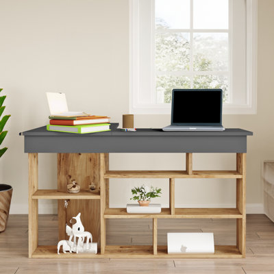 Glennora L-Shaped Executive Desk by Latitude Run