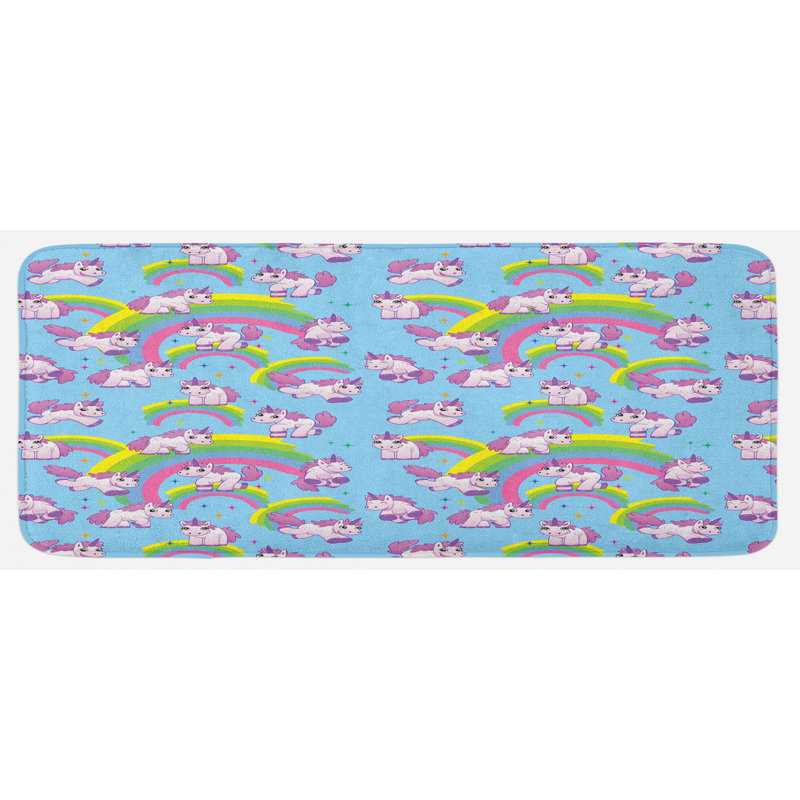 Tapis de cuisine licorne