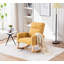Chaise berçante en lin-88579844