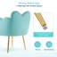 Velvet Upholstered Accent Chair with Pillow-1793409023