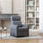 Maleah 25.59'' Wide Classic and Soft Padded PushBack Massage Recliner with Remote Control-119232345