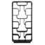 Commerce And Market Solid Wood Etagere Bookcase