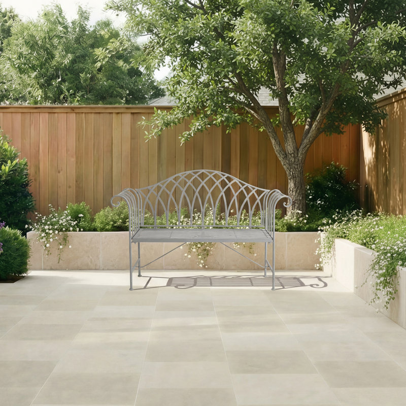 Alvaro Iron Outdoor Bench