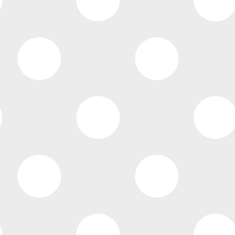 Cotton 10m x 52cm Matte Wallpaper Roll, Grey/White