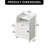 Multi-Storage Nightstand with Drawer & Cabinet, Compact Side Table with Open Shelves for Bedroom, Functional Bedside Organizer