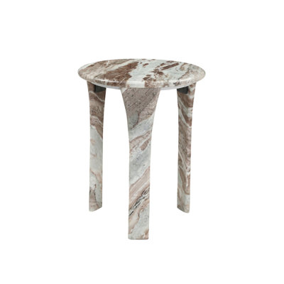 Table d'appoint moderne en marbre fait à la main