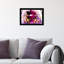 Reproduction d'une agate rose et mauve abstraite par Oliver Gal-68786367-68786368