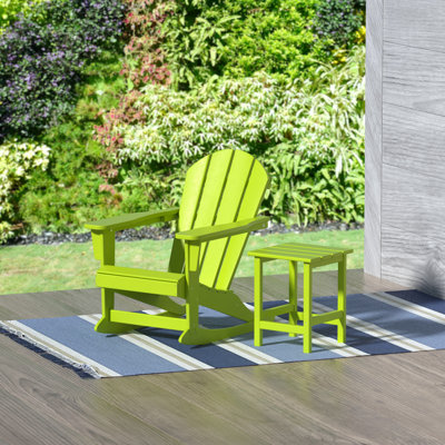 Laguna Outdoor Adirondack Chair With Table