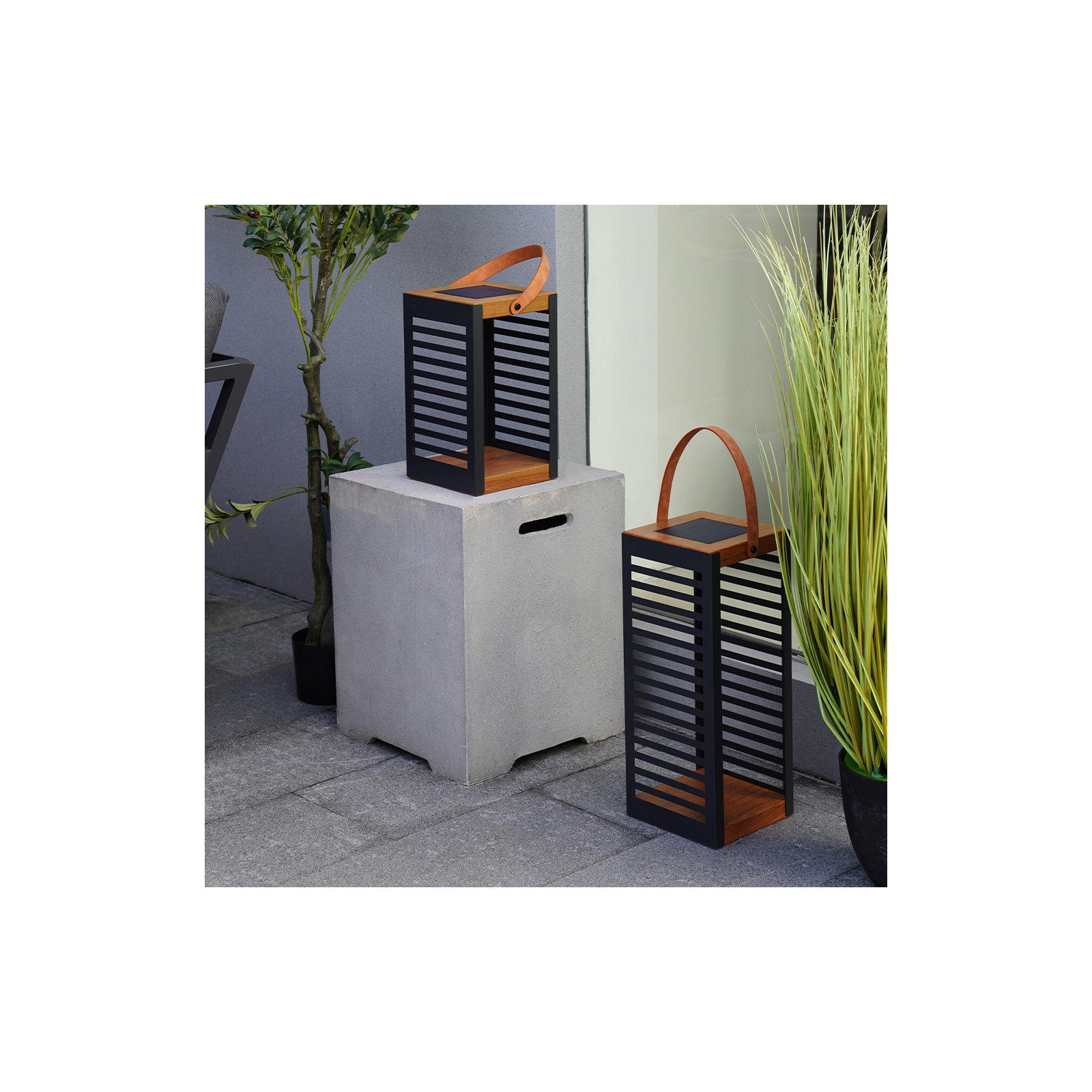 Solar Powered Outdoor Floor Lamp