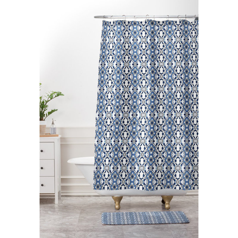 Tapis pour salle de bain blue bijoux