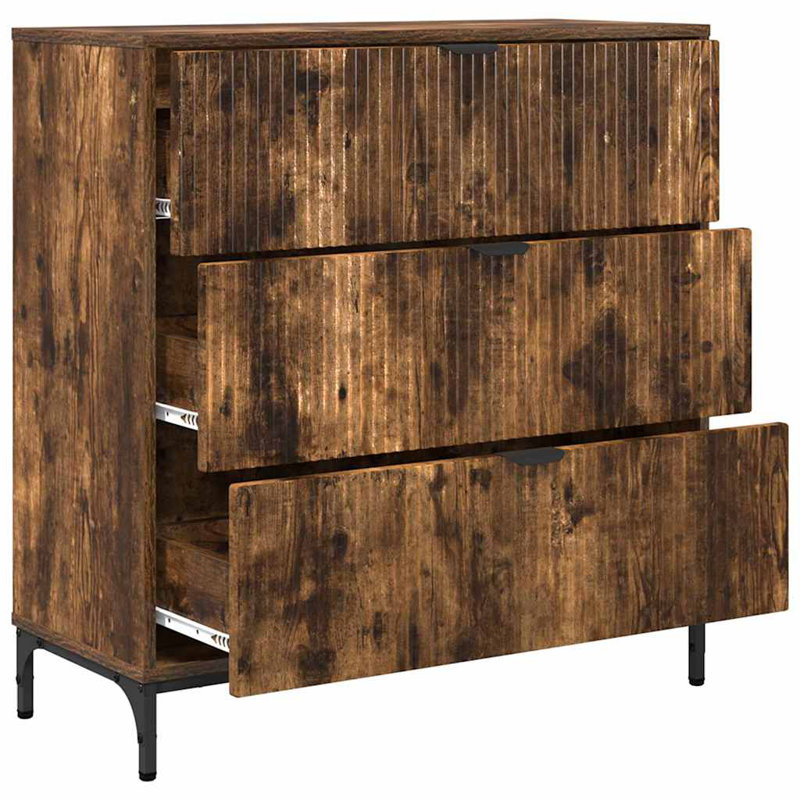 79.5cm Sideboard, Smoked Oak