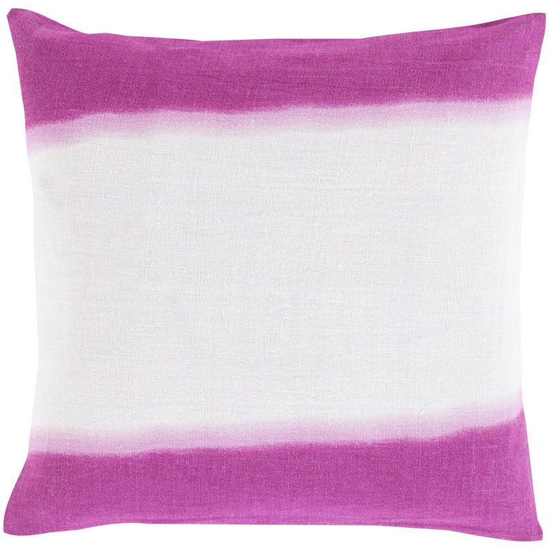 Double Dip Pillow Cover, 22" x 22", Bright Purple