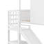 Lit mezzanine pour enfants avec glissade et aire de jeux inférieure polyvalente délimitée par des garde-corps-670303634-670303632