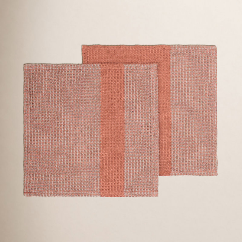 Ensemble de serviettes en coton biologique Gano, Colombe du deuil / bois de cèdre