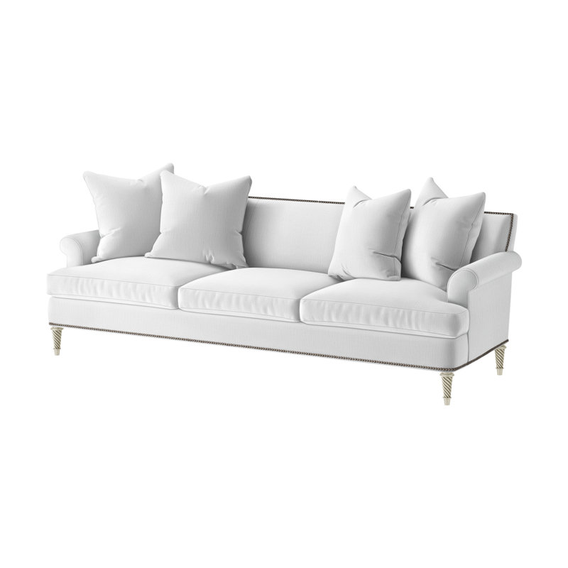 Dauphin Sofa, Page Snow (Performance fabric) 1355-91, Salted White