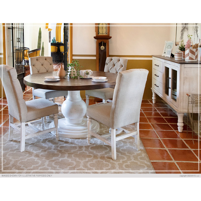 Faylee Round Solid Wood Dining Table
