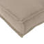  Ensemble de coussins de palette 2 pièces, tissu taupe Oxford-1279768113