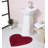 Schoenberger Heart Shape Bath Rug 25"x25"-1611439383