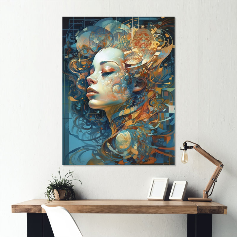 Décoration murale Kandel Woman Portrait II, H 32 po x l 24 po x P 1 po