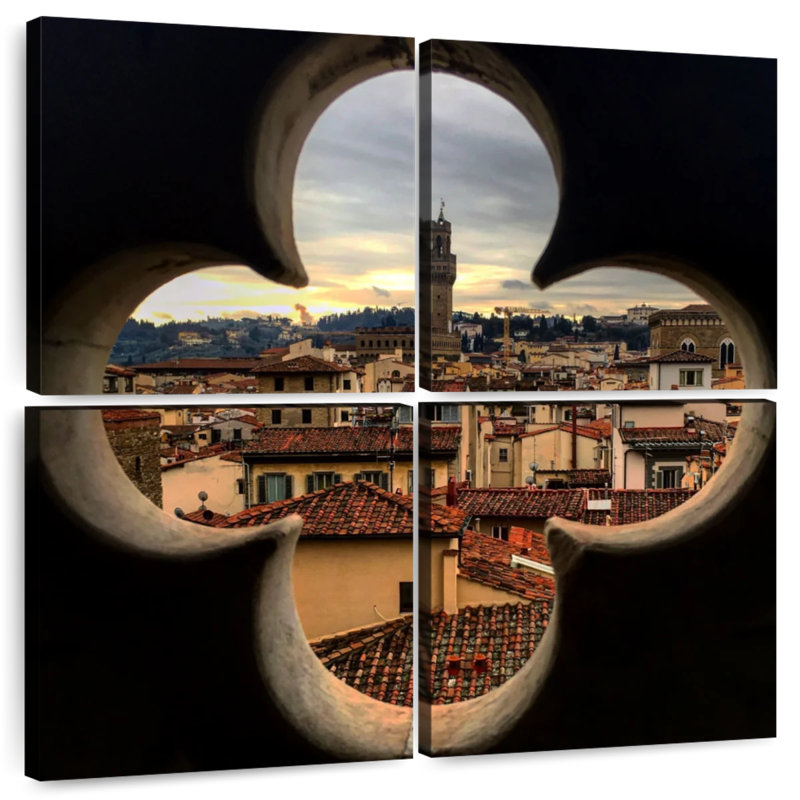 Vue de Florence, H 50 po x l 50 po