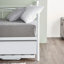Antwerp Metal Daybed with Trundle and Mattress-1983619976