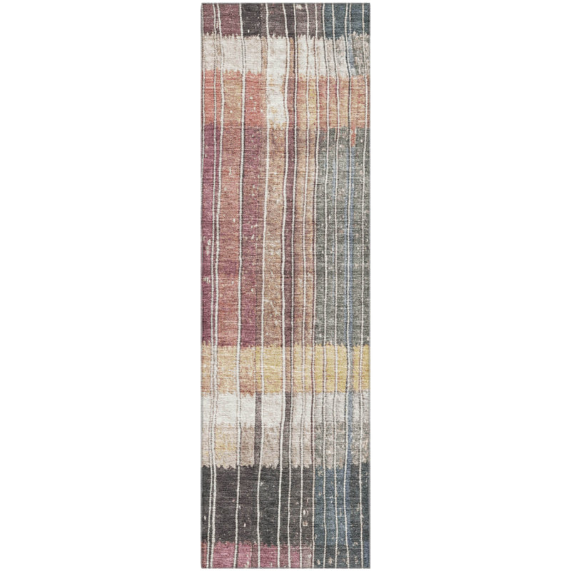 Tapis lavable à la machine de qualité supérieure Millbrook AMF1962, Tapis de couloir 2 pi 3 po x 7 pi 6 po