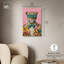 Art raffiné Roar I, toile rose pop-1397599051-1397598896