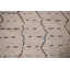 Tapis oriental ivoire à rayures marocaines 6 x 10