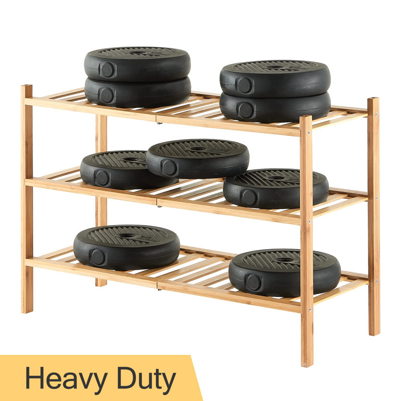 15 Pair Stackable Shoe Rack